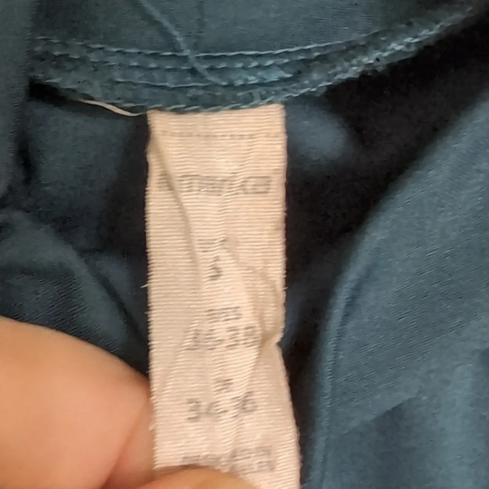 Marika Dark Teal Cinched Turtleneck Sweatshirt Size Small - Picture 2 of 5